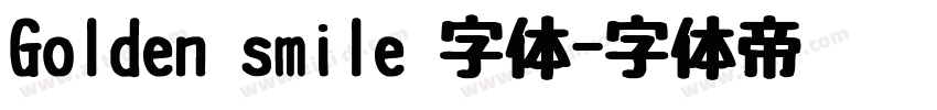 Golden smile 字体字体转换
